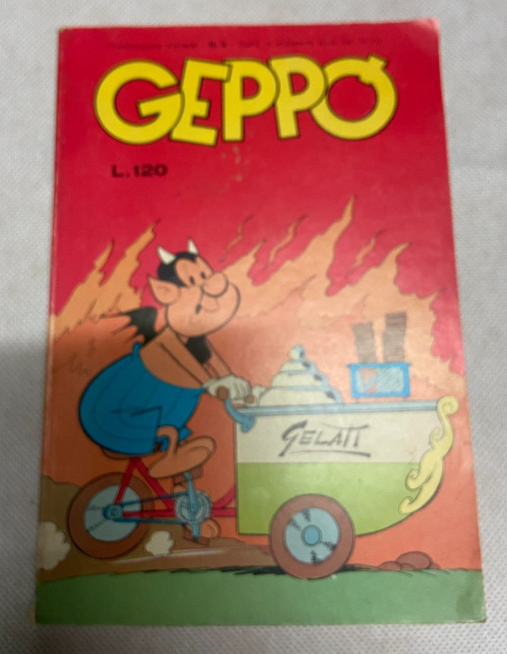 Geppo n. 8 Edizioni Bianconi  Agosto 1971 Ottimo+++