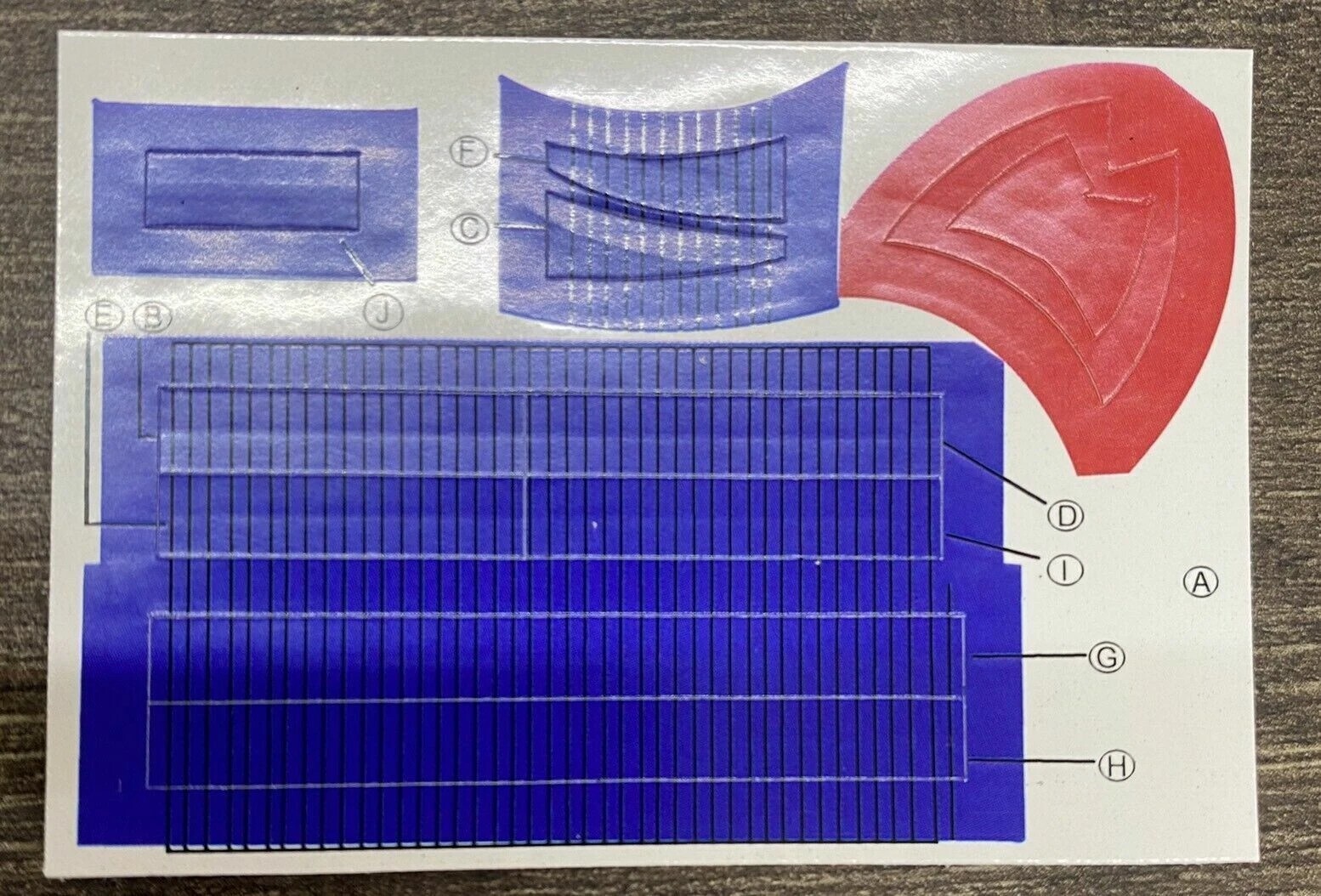 Custom Repro Sticker Decal Sheet For Takara Magnemo 11 Baratack Robot .