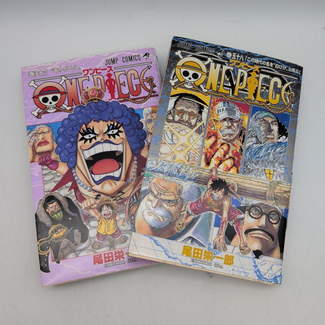 ONE PIECE Manga Volume 56 e 58 Prima Edizione Prima Stampa