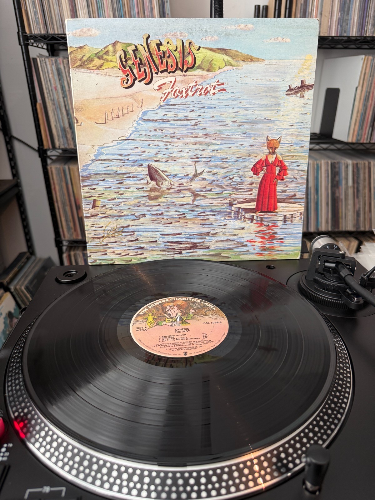 Genesis Foxtrot LP 1972 Charisma CAS 1058 Bell Sound NM- Vinyl VG++