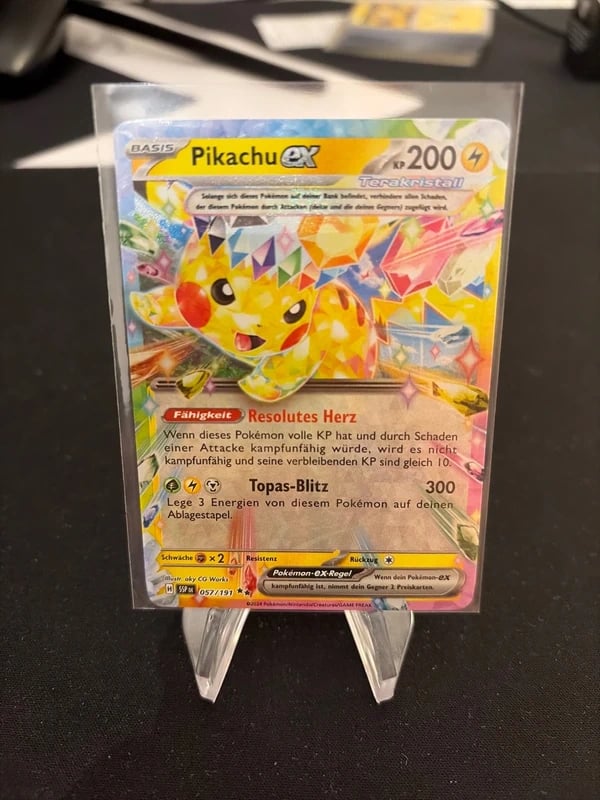 Pokémon Pikachu Ex Terakristall