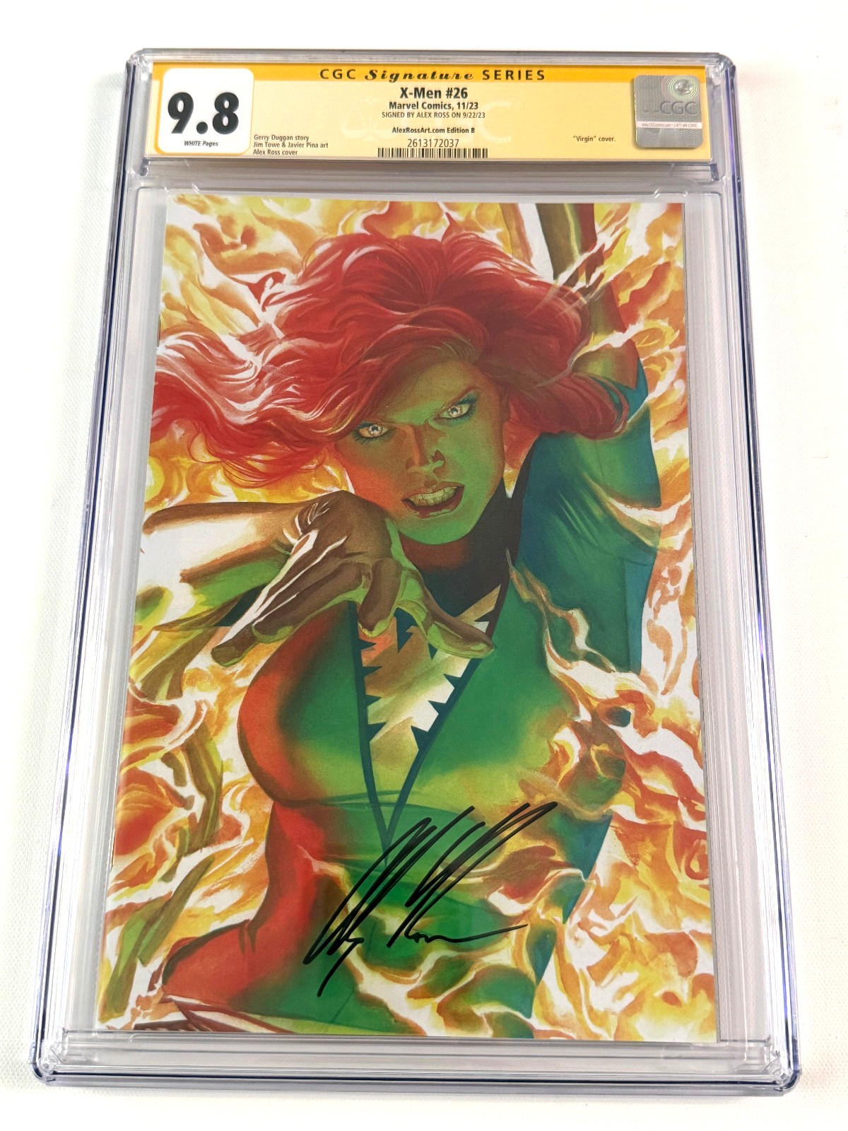 X-Men #26 CGC SS 9.8 FIRMATO Alex Ross NYCC Esclusiva Timeless Virgin Variante B