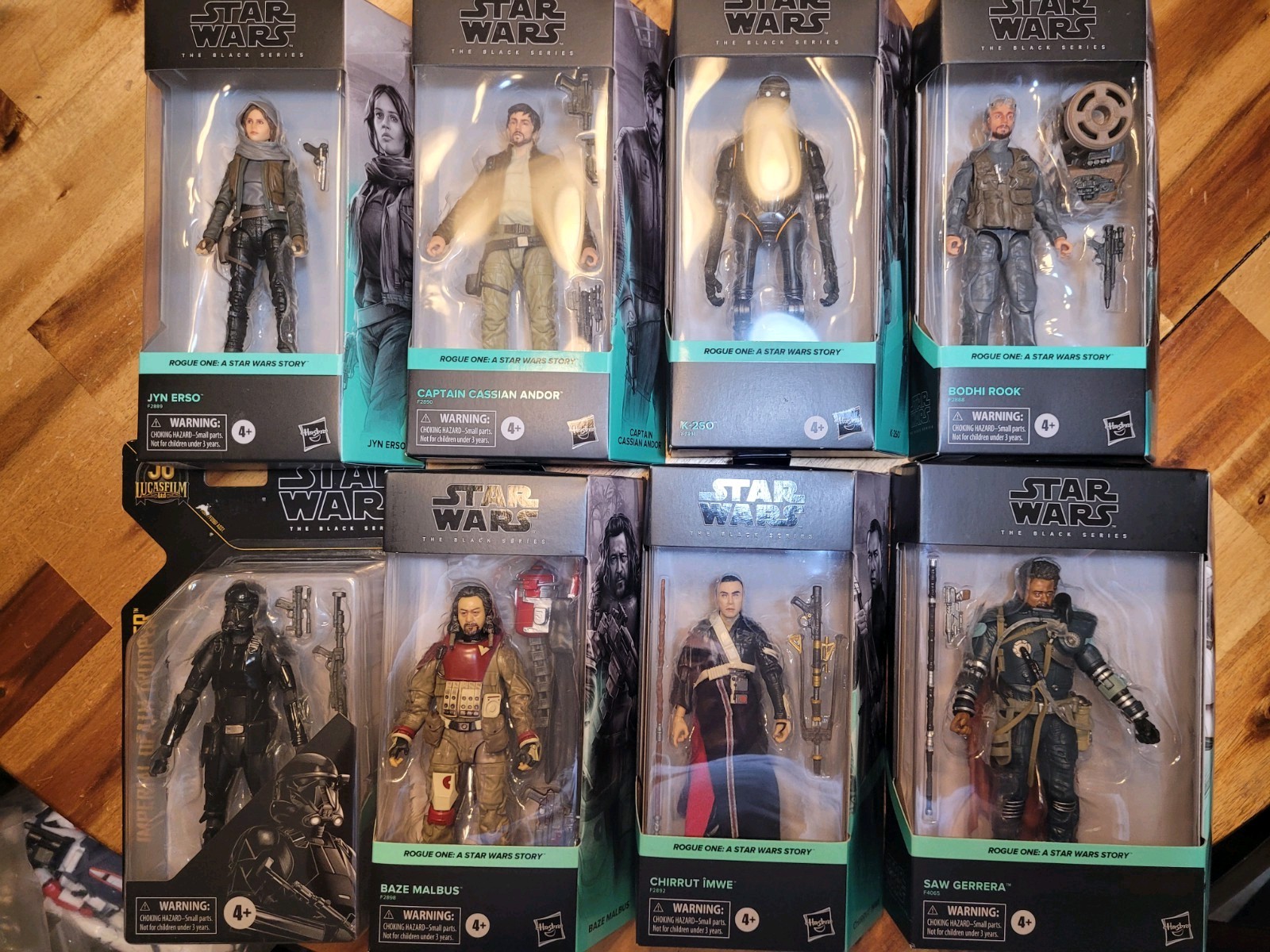 Star Wars Black Series Rogue un set di 8 personaggi Andor K-2S0 Saw Baze Chirrut