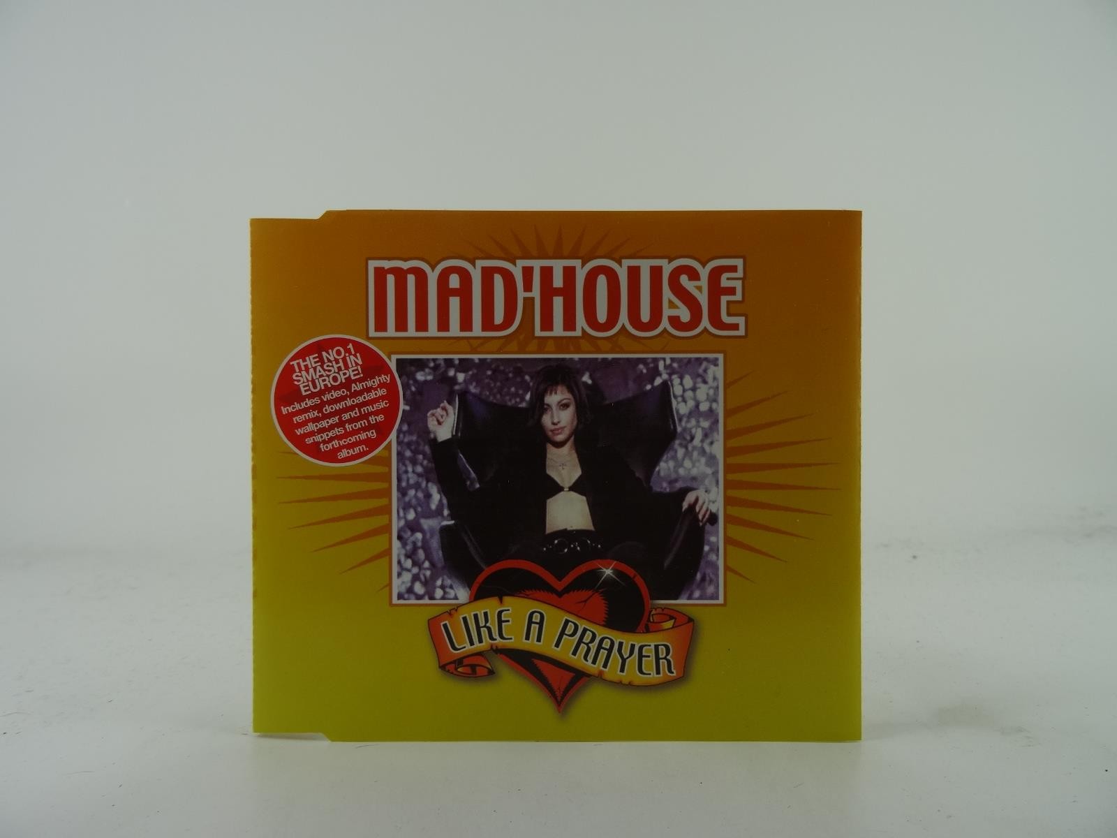 MAD' HOUSE LIKE A PRAYER (B93) 4 Track CD Single plus Picture Sleeve MERCURY