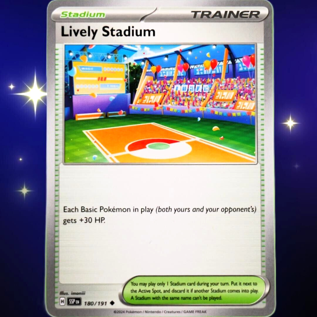 Lively Stadium - Non Comune - Pokemon TCG Scintille Urgenti #180/191