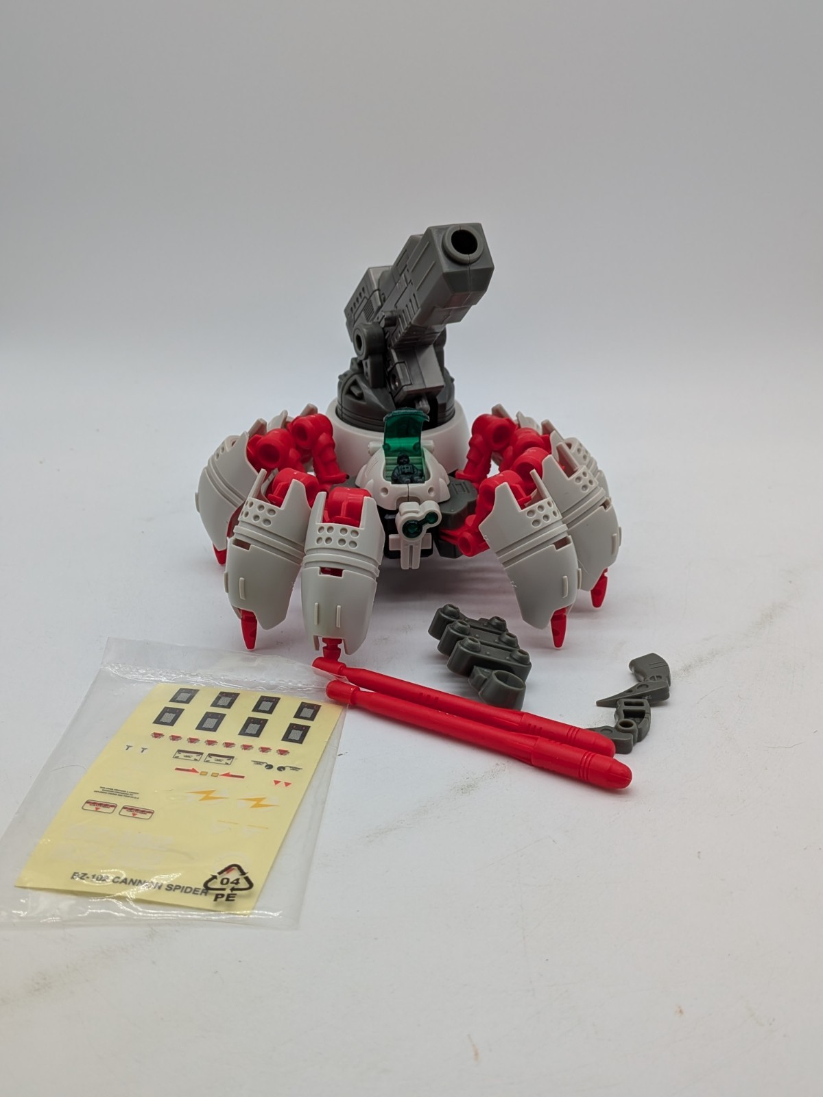 Hasbro (2003) Zoids BZ-102 Cannon Spider 1/72 Z-Builders (Complete)