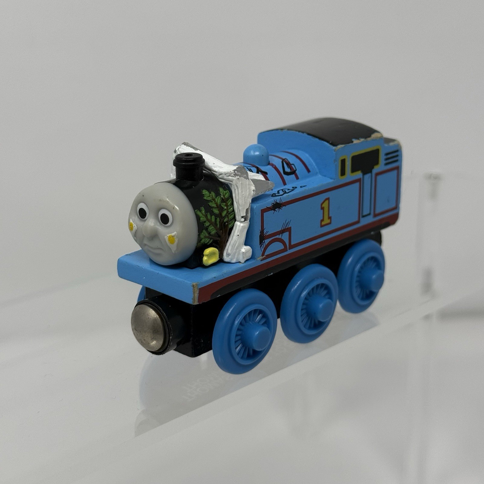 Thomas & Friends Carro armato treno ferroviario in legno arriva a motore colazione