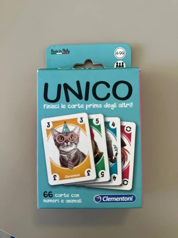 Unico- gioco di carte Cementoni