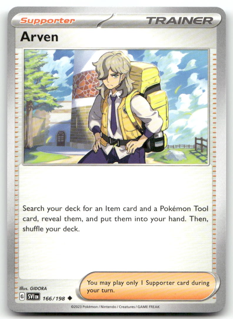 Arven 166/198 Pokemon Scarlatto e Viola non comune quasi come nuovo