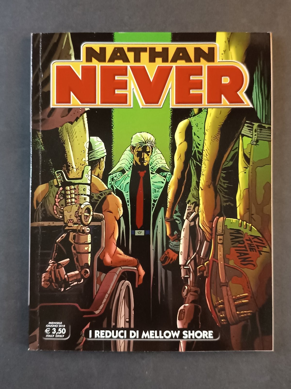 Fumetto Nathan Never Bonelli n. 325 2018 I Reduci di Mellow Shore