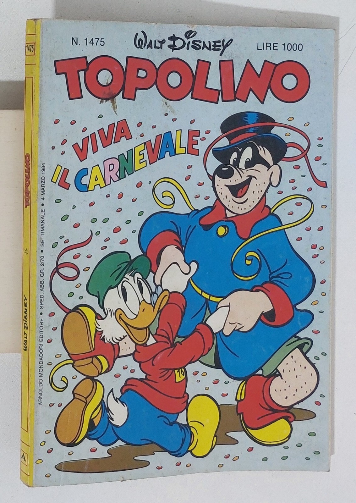 65063 TOPOLINO libretto n. 1475 - Mondadori 1984