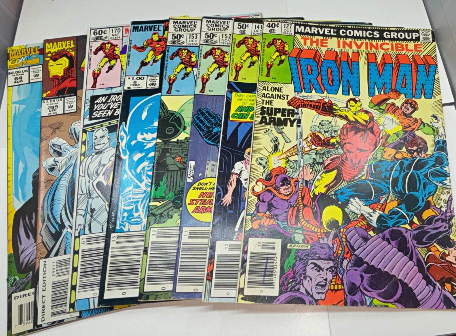 Marvel - Lotto fumetti "L'invincibile Iron Man" - 8 libri vintage