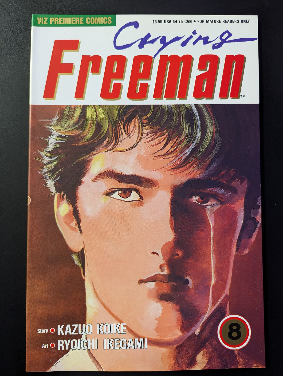 Crying Freeman #8, Viz Premiere Comics, 1990, Manga.