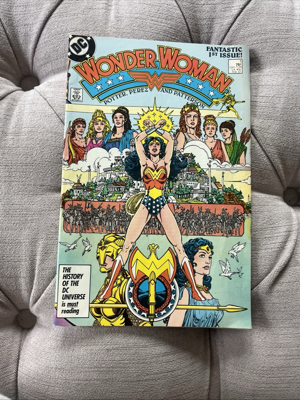 Wonder Woman # 1 DC Comics George Perez 1987 BX28