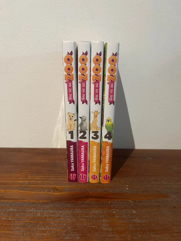 Mangas une vie au Zoo Intégral / Tome 1,2,3,4