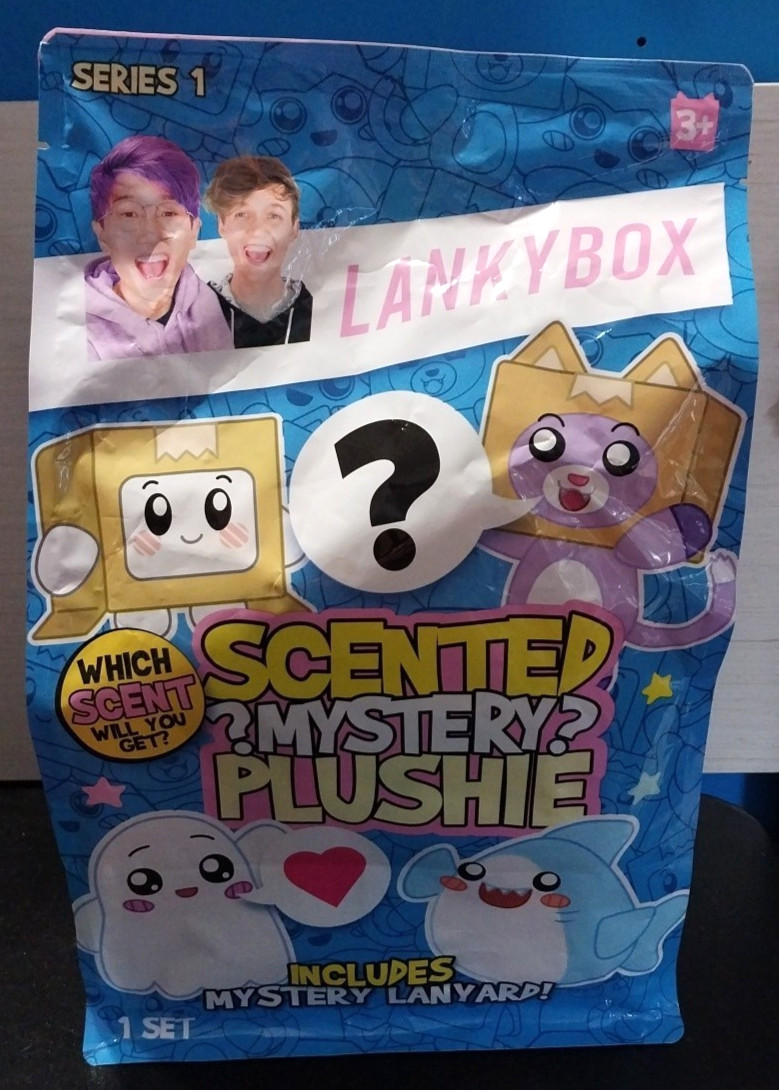 LankyBox Scented Mystery Plushie With Lanyard, Series 1 Collectible Toy Limited