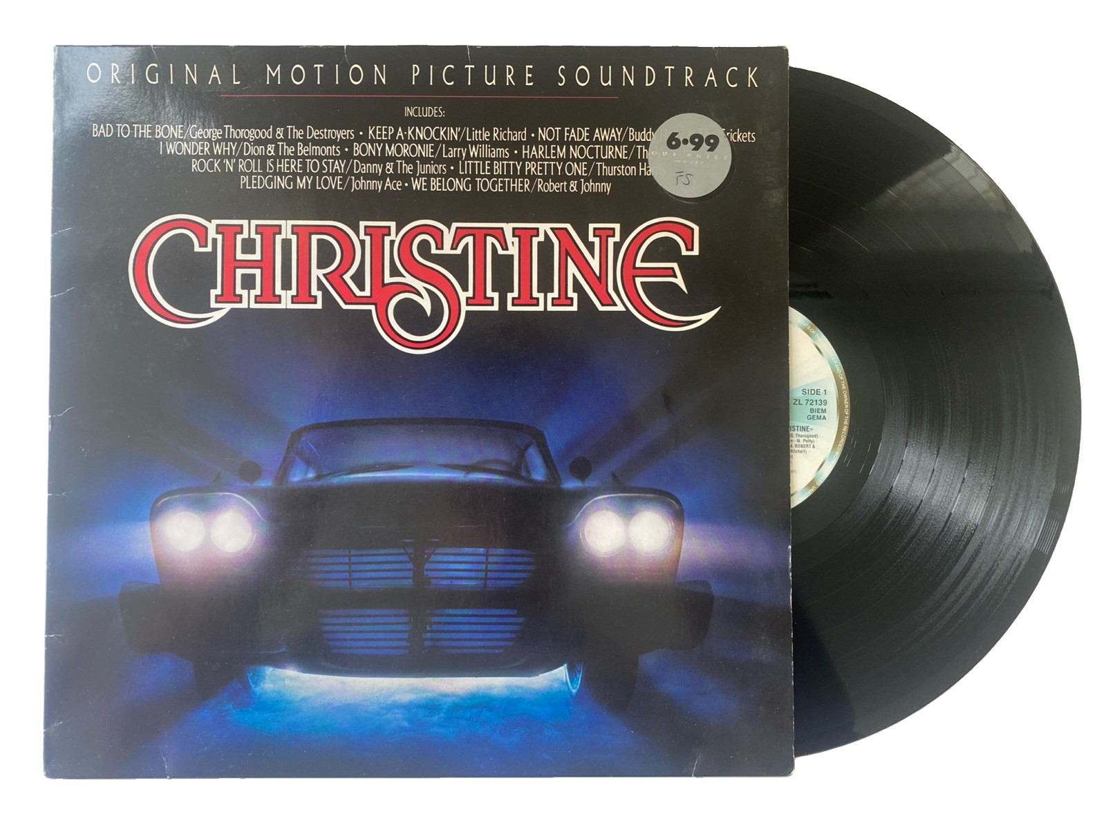 Various - "Christine" Original Motion Picture Soundtrack ZL72139 Motown 1984 Vg
