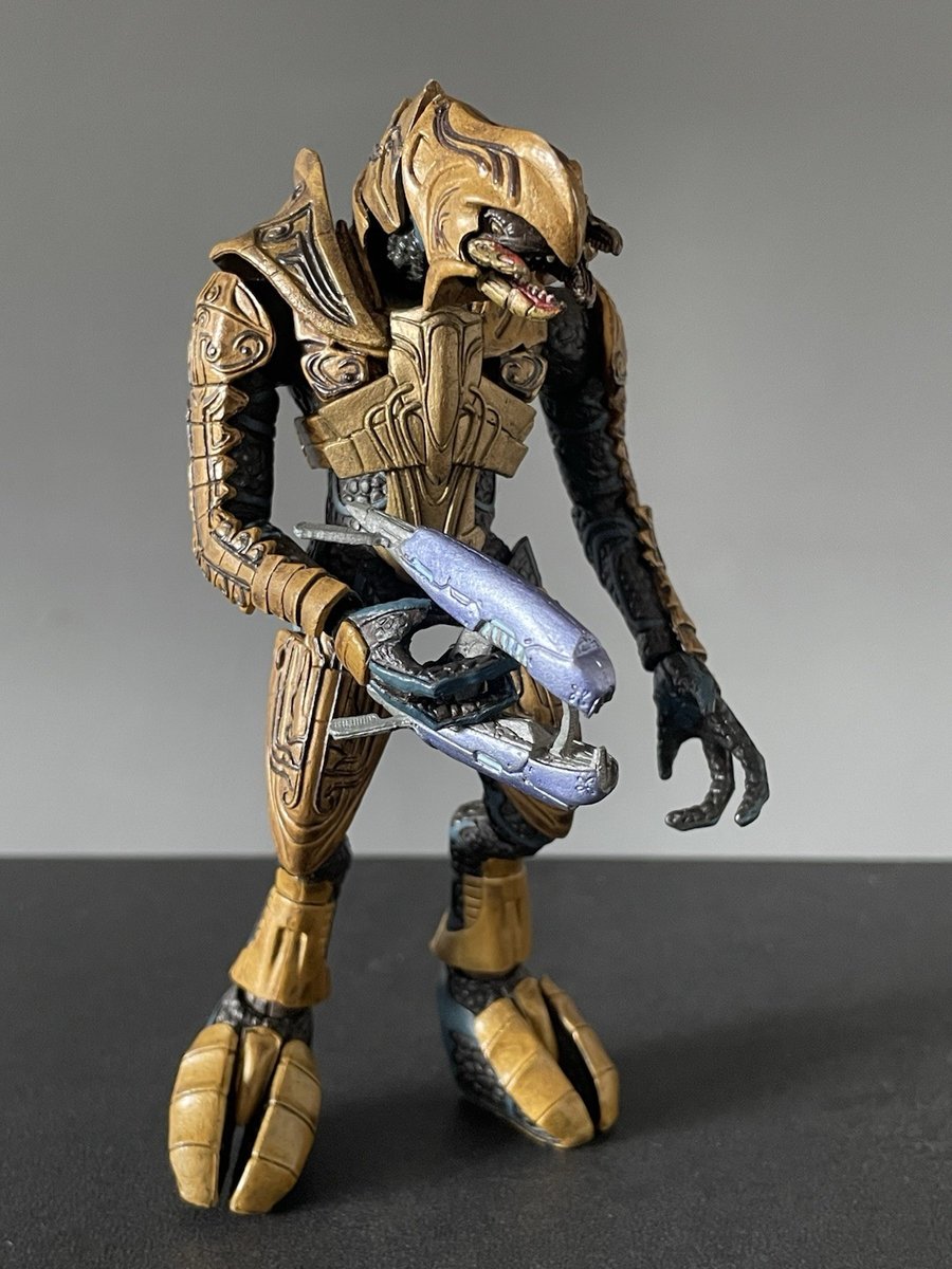 Halo 3 Gold Arbiter Thel 'Vadam 5.5" Action Figure Mcfarlane - See Description
