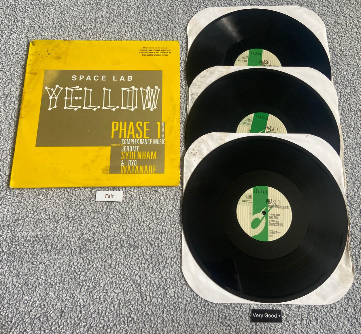 Space Lab Yellow - Phase 1 (Complex Dance Music) - 12" Vinyl - irc041 - F/VG+