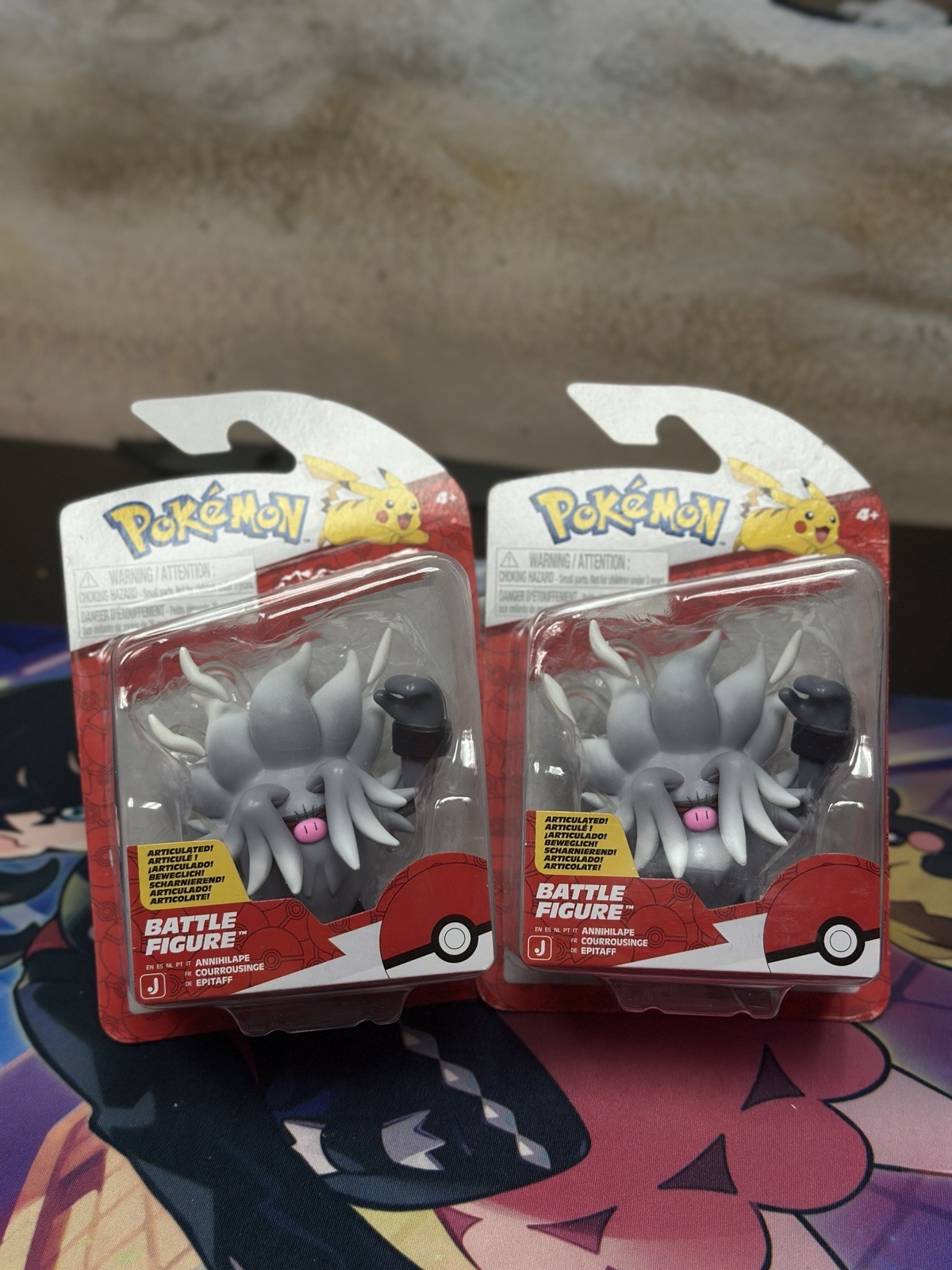 Pokémon Annihilape Battle Figure Jazwares 2025 Nuovo Sigillato Articolato Ufficiale