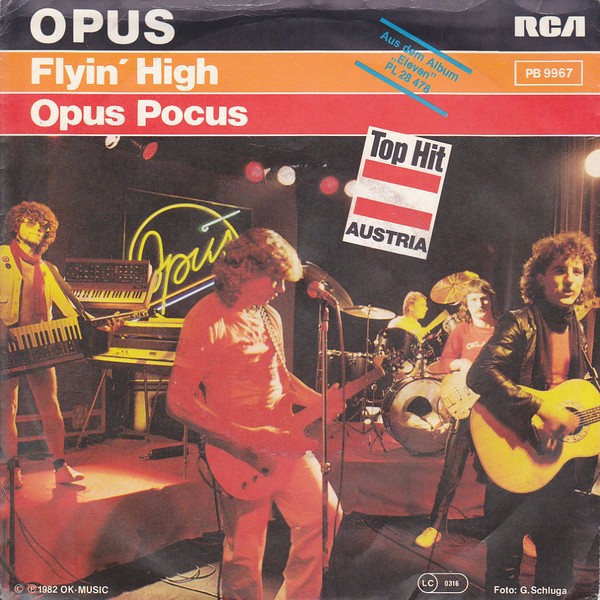 Opus - Flyin' High (7", Single) (Mint (M)) - 3854274913