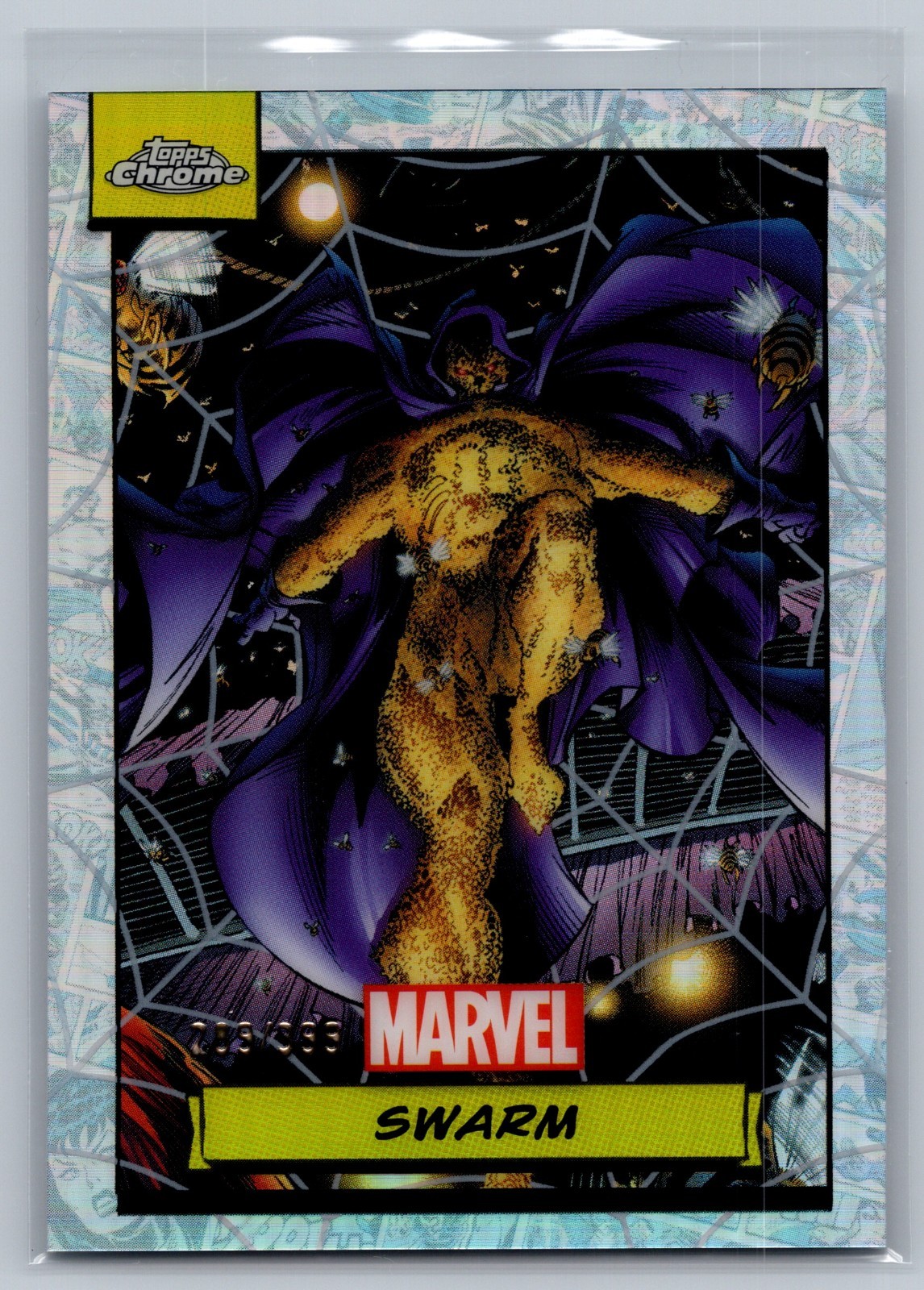 2024 Topps Chrome Marvel #134 Swarm Spider Web /399