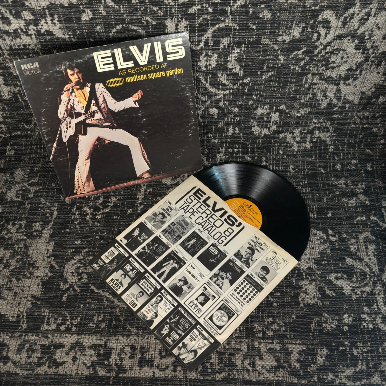 Elvis Presley Live at Madison Square Garden Vinyl Record LP 1972 RCA Victor