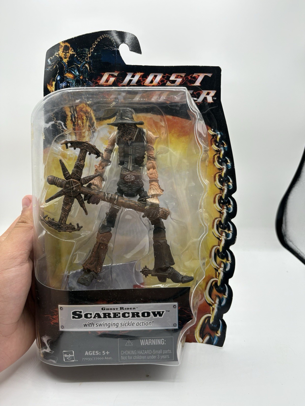 Marvel Legends Ghost Rider Spaventapasseri Action Figure Giocattolo Hasbro 2007 NUOVO Sigillato 
