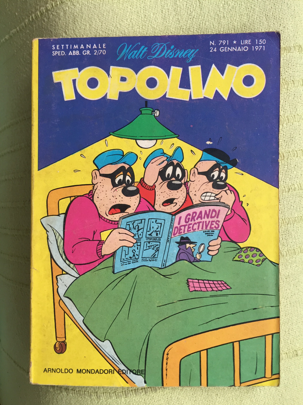 TOPOLINO N° 791 - 24 GENNAIO 1971, CON I BOLLINI. OTTIMO+