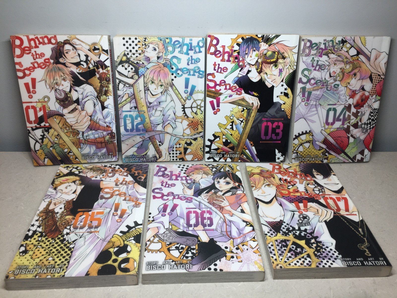 Dietro le quinte!! Vols 1-7 Completo Bisco Hatori Viz Manga Inglese Ex-Library