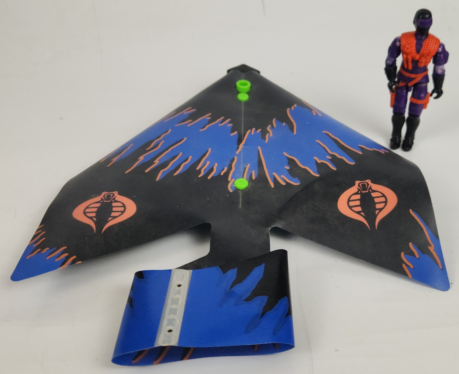 Modellino giocattolo GI Joe 1991 COBRA NIGHT VULTURE Air Commando Glider Hasbro