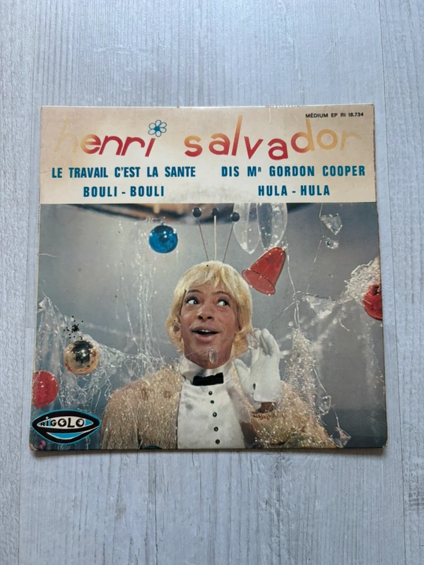 Vinyle 45 tours Henri Salvador Le travail c’est santé