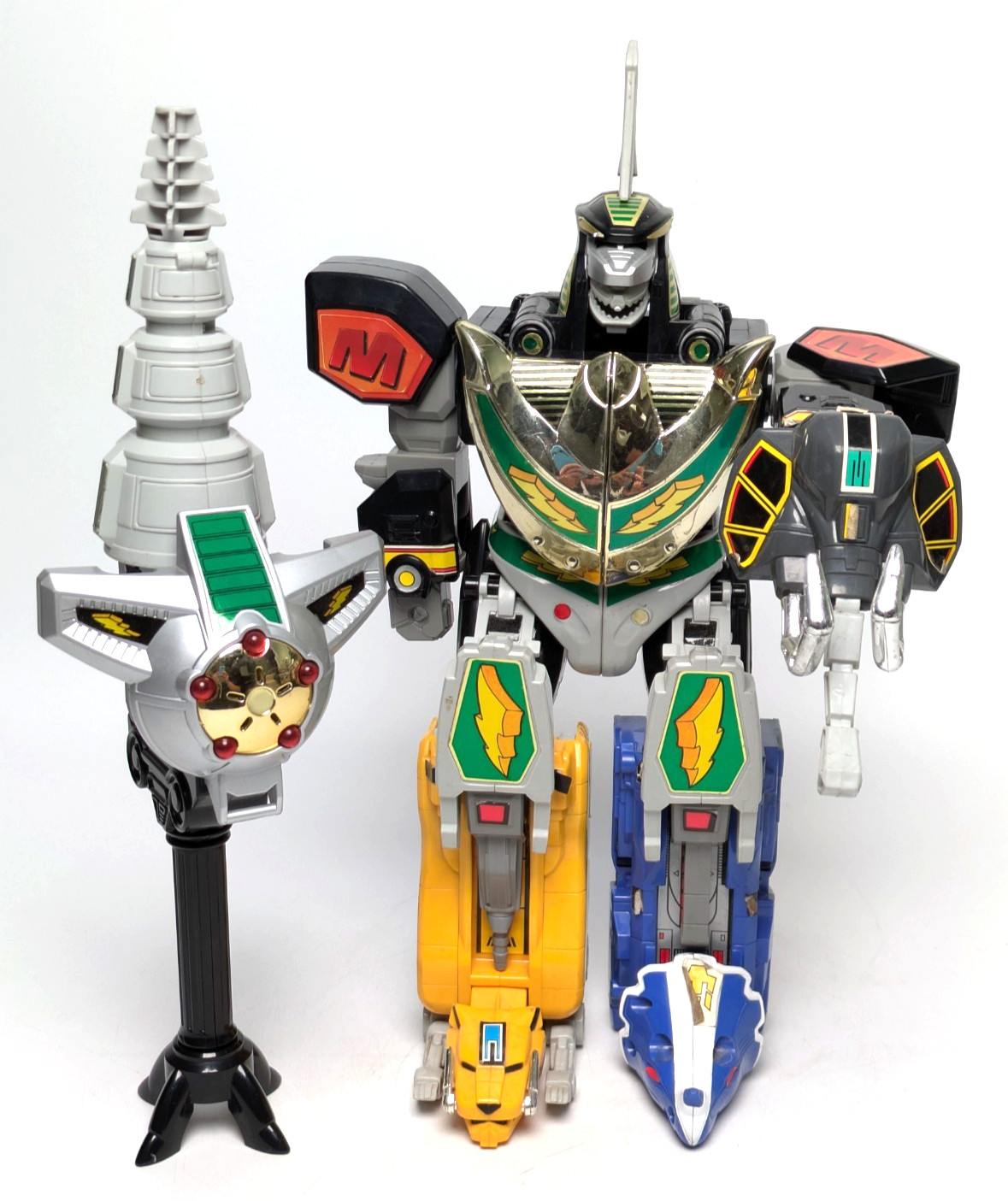 Dragonzord Verde | Power Rangers | Bandai | Incompleto 1993