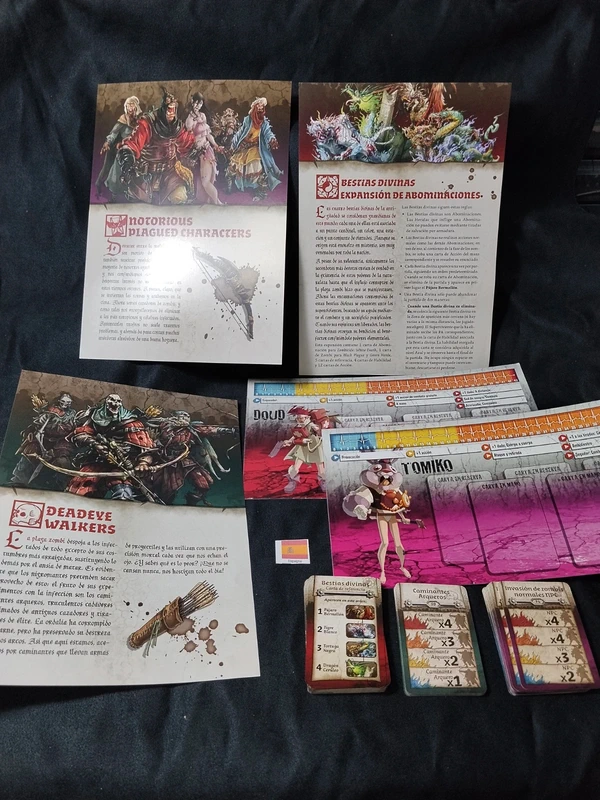 Lot de carte zombicide en espagnol