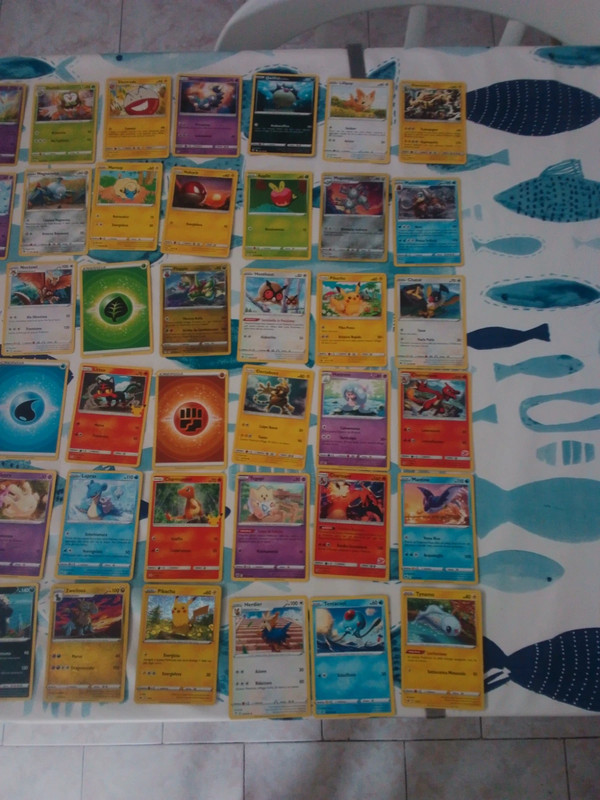 Mazzo 54 carte Pokemon miste