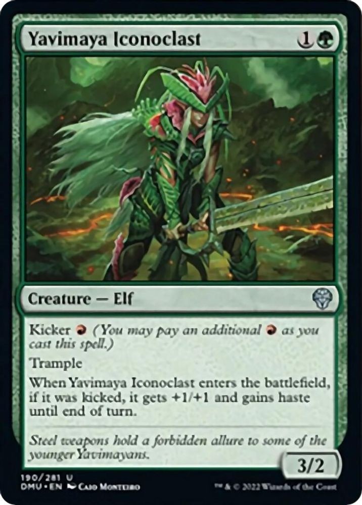 2022 Magic: The Gathering: DMU - Yavimaya Iconoclast (#190, U, Lightly Played)