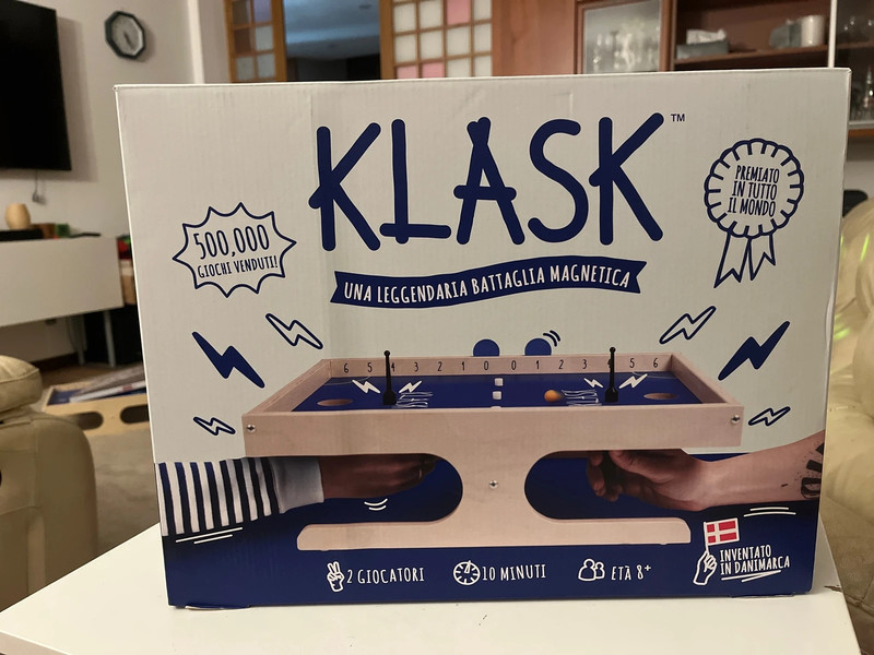 KLASK - Gioco da Tavolo / Battaglia Magnetica (Ottime Condizioni - Completo)