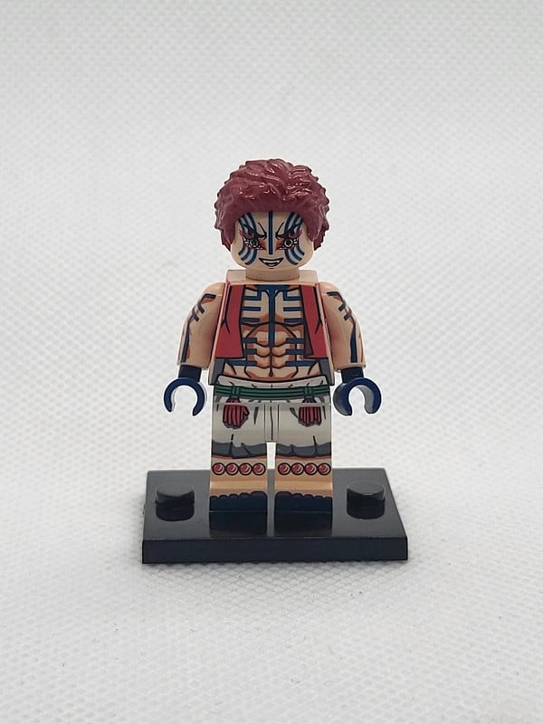 Figurine type Lego - Demon Slayer - Akaza (Lego-style Figure - demon Slayer - Akaza)