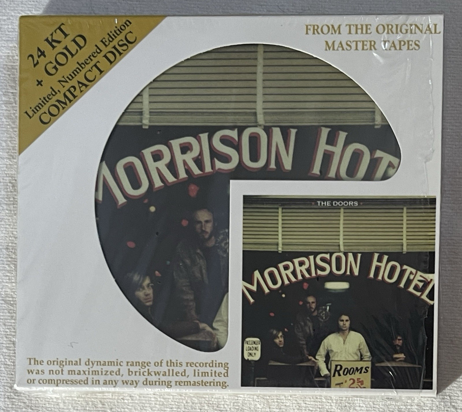 Doors Morrison Hotel Audio Fidelity 24k Gold Disc CD OOP Master AFZ037 w/ Shrink