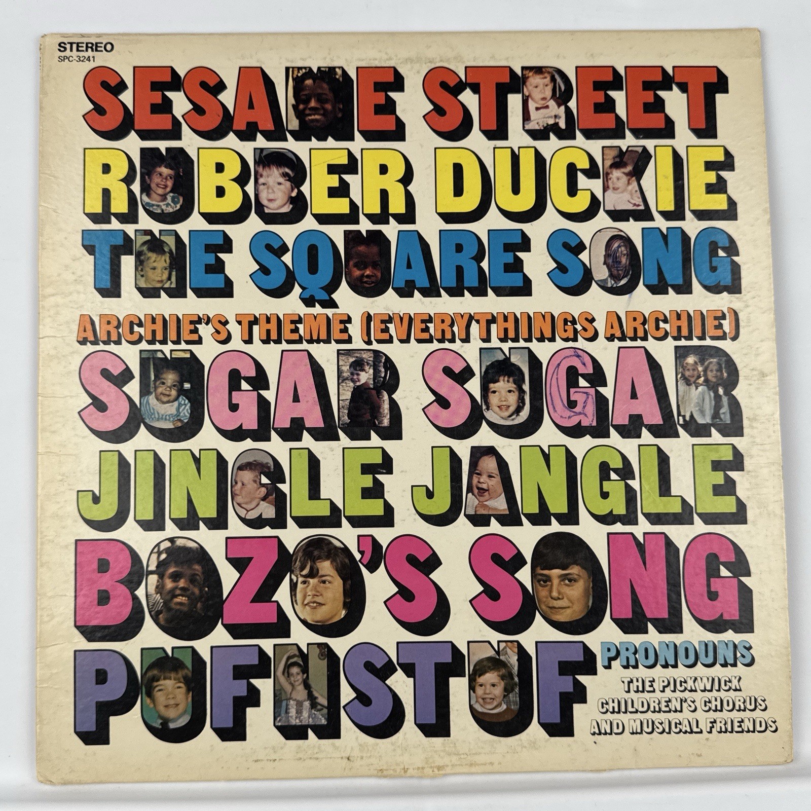 Sesame Street Rubber Duckie Sugar Sugar Pufnstuf Bozo LP SPC-3241 G+/VG+