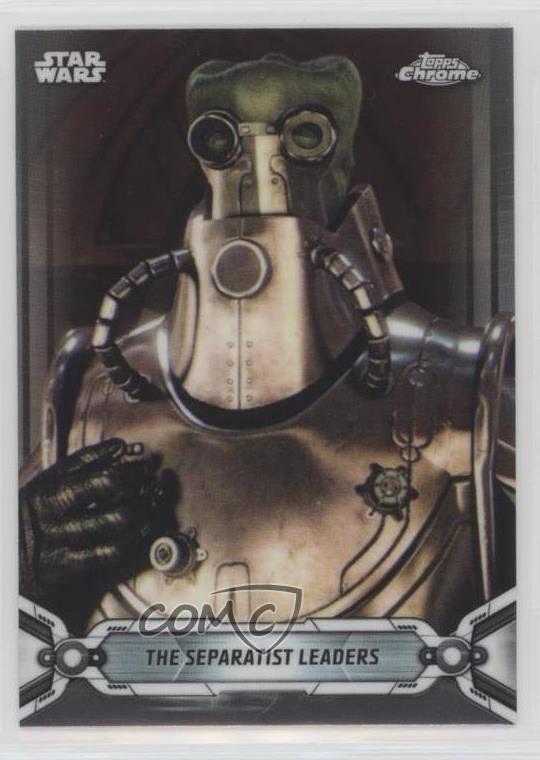 2019 Topps Star Wars Chrome Legacy I leader separatisti #39 pv4