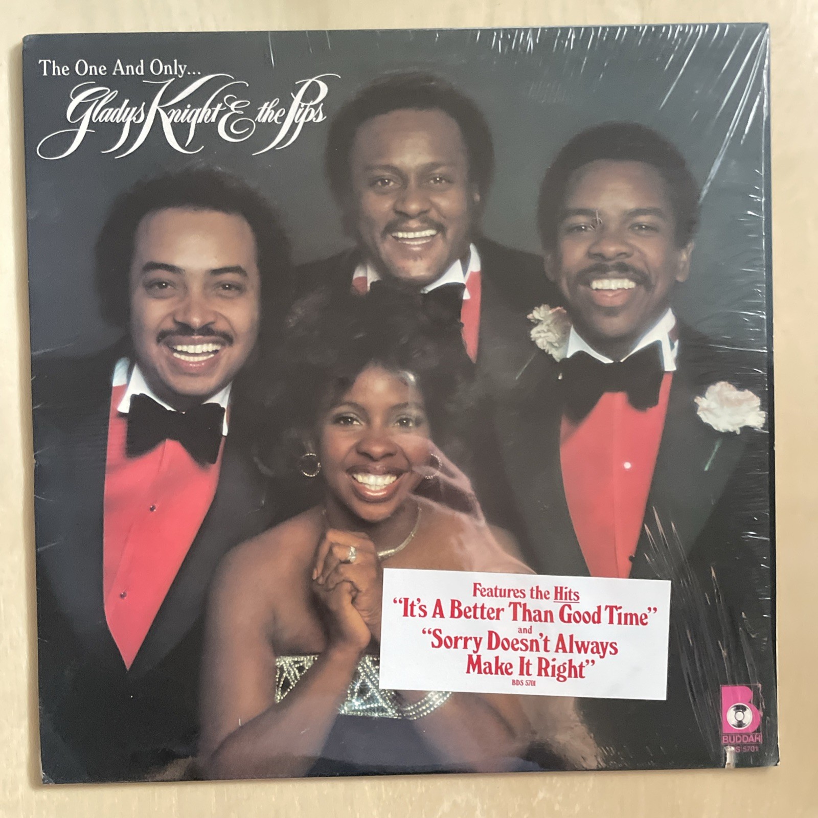 Vintage Gladys Knight & The Pips The One And Only Vinyl LP 1978 Buddah Soul