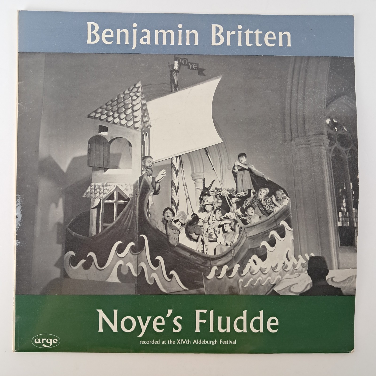 Benjamin Britten Noye's Fludde Vinyl LP 1961 UK Album Argo ZNF 1 Stereo EX/VG