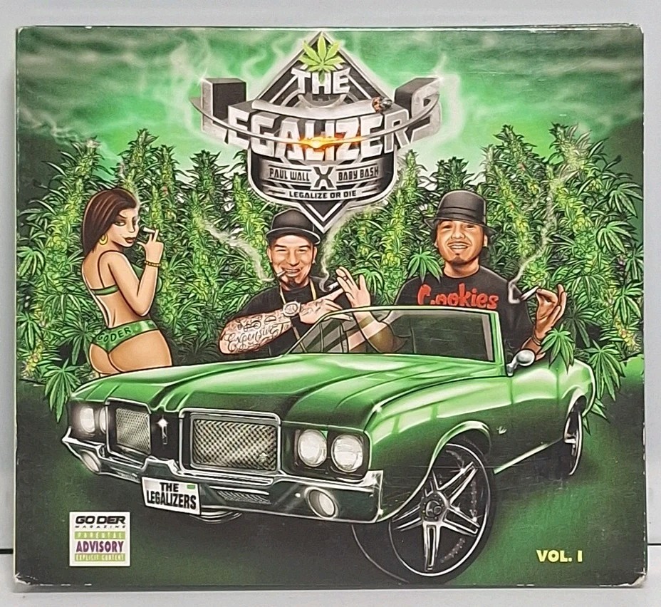 Paul Wall Baby Bash The Legalizers Legalize Or Die CD DVD 2016 NM Fast Shipping