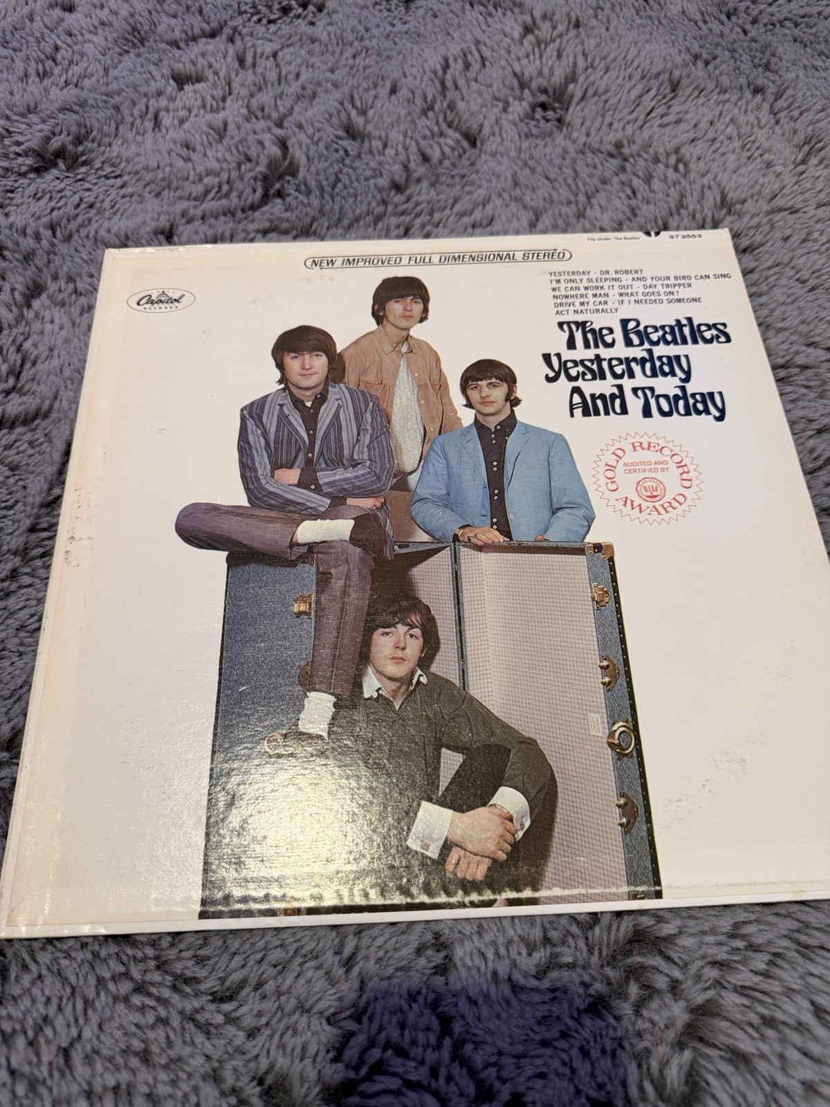 The Beatles Yesterday and Today ST-2553 Orange Capitol Stereo Vinyl LP
