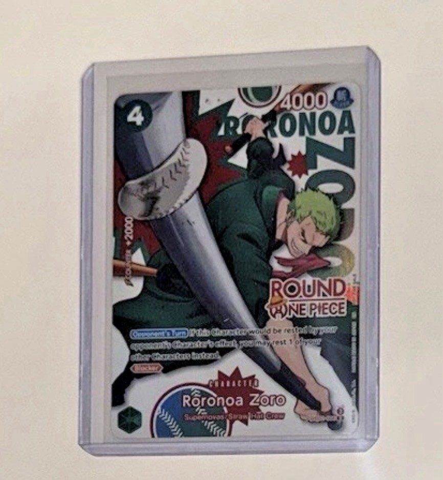 Bandai One Piece Gioco di Carte Roronoa Zoro ROUND 1