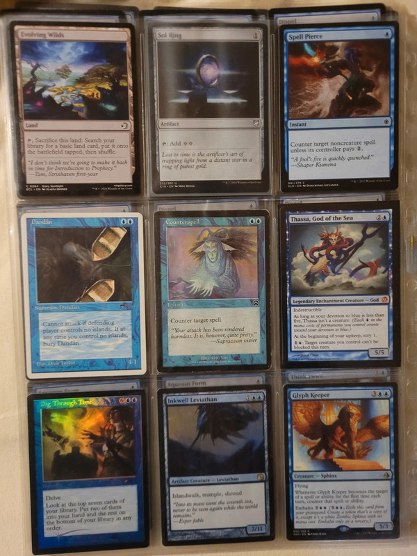 Mtg cards - blue staples
