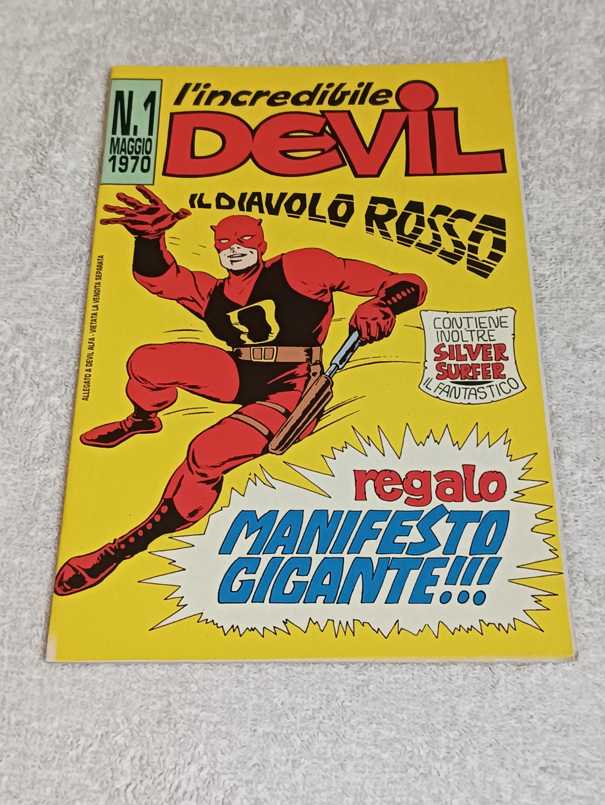 L' INCREDIBILE DEVIL n. 1 del 1970 RISTAMPA ANASTATICA del 1995 MARVEL ITALIA 