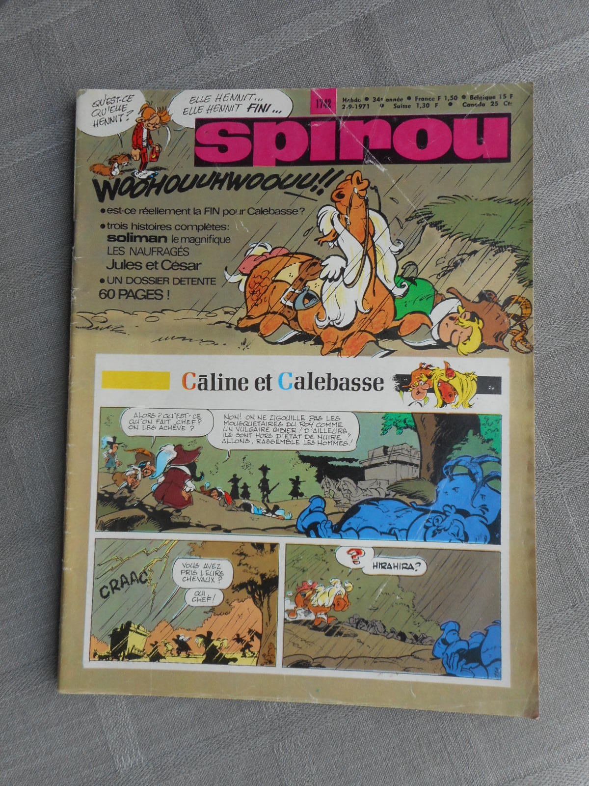 Hebdo Spirou N°1742 Stato Corretto Con Il Supplemento