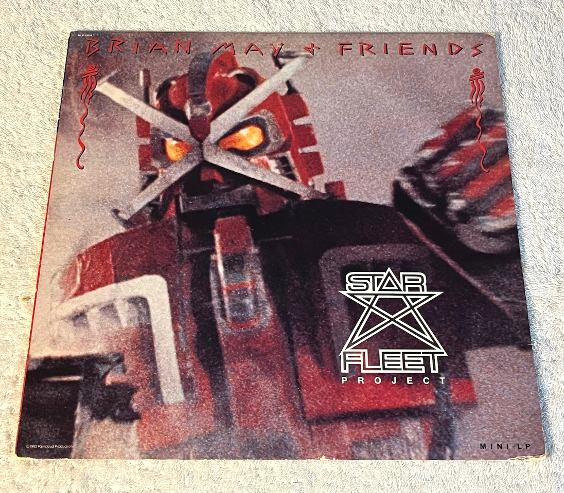 BRIAN MAY + FRIENDS: "Star Fleet Project": EDDIE VAN HALEN: 1983 MINI LP: VG++